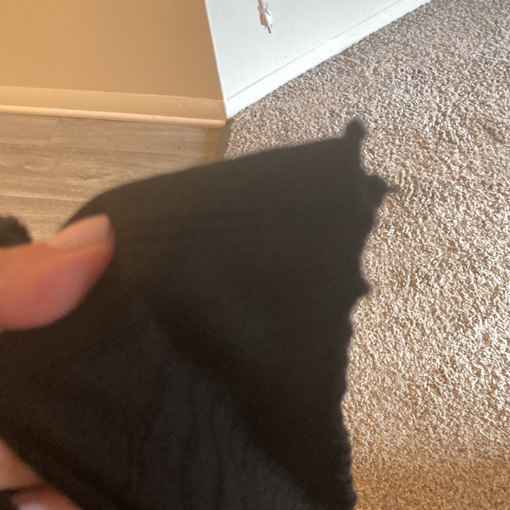 Max Studio black knit skirt A-line - Picture 8 of 8